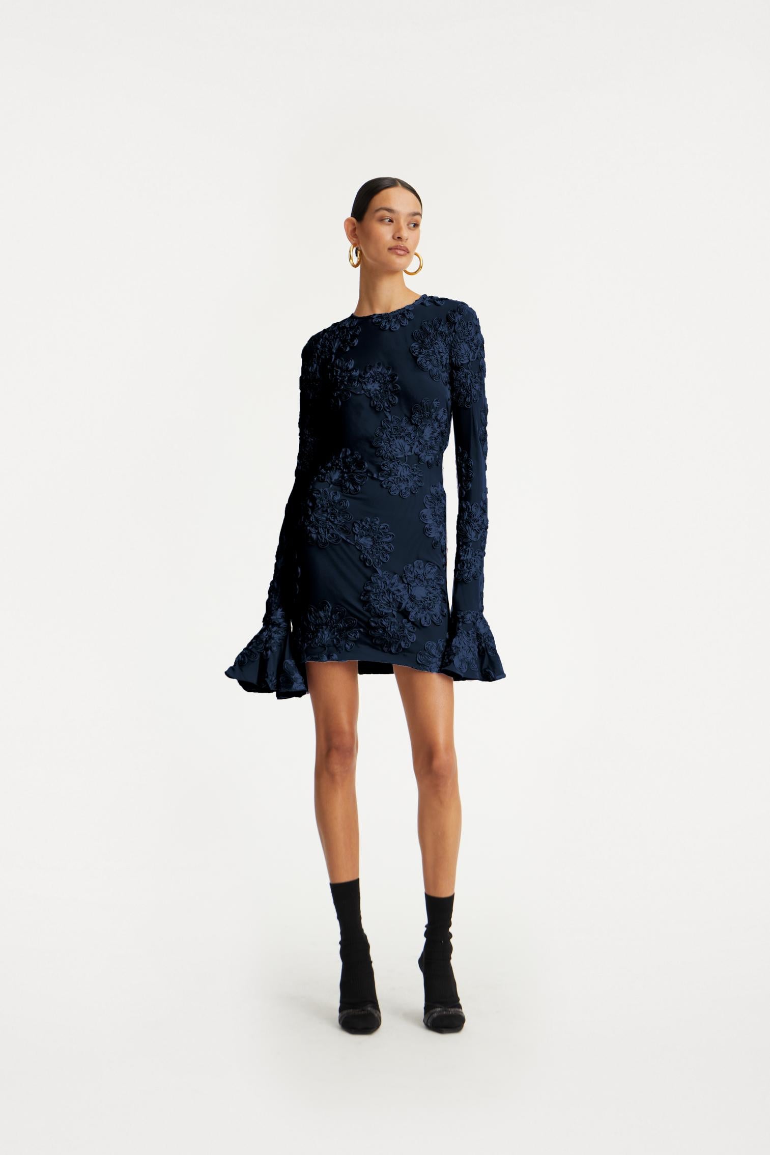 3d mesh dress 3D Mesh Mini Dress