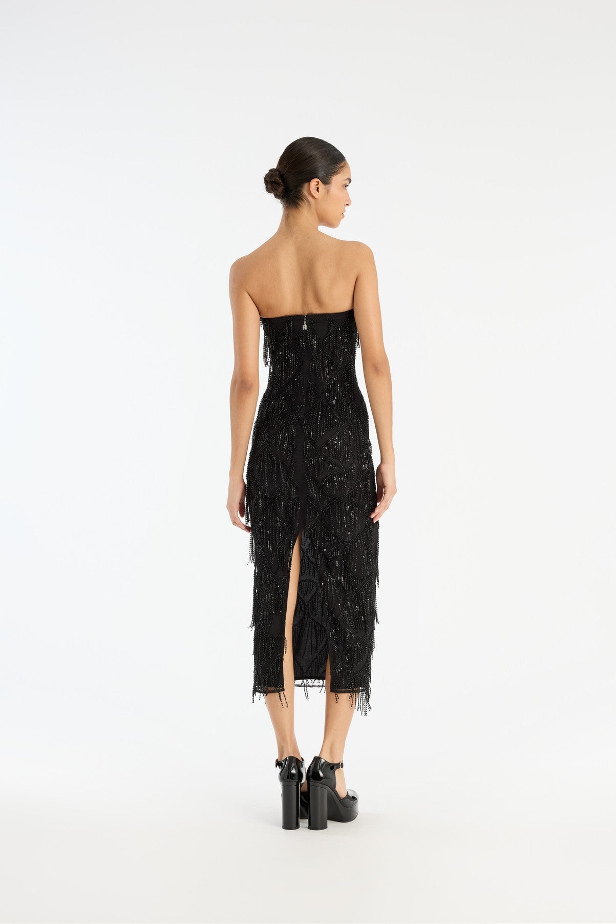 Sequins Midi Tube Dress