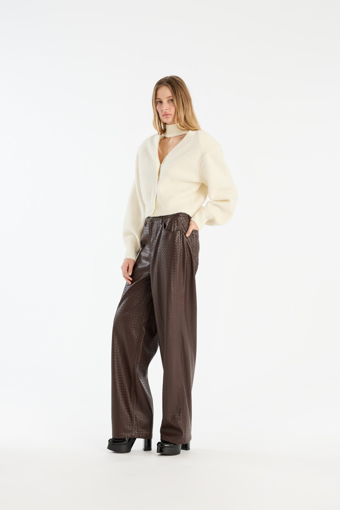 Wide Leg 5 Pocket Pants