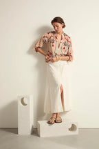 Pao Skirt Voile Floral