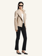 Buckle Short Trench Coat
