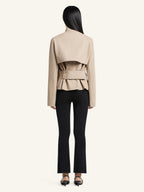 Buckle Short Trench Coat