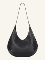 Grained Leather Medium Holy Hobo Bag