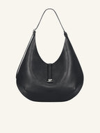Grained Leather Medium Holy Hobo Bag