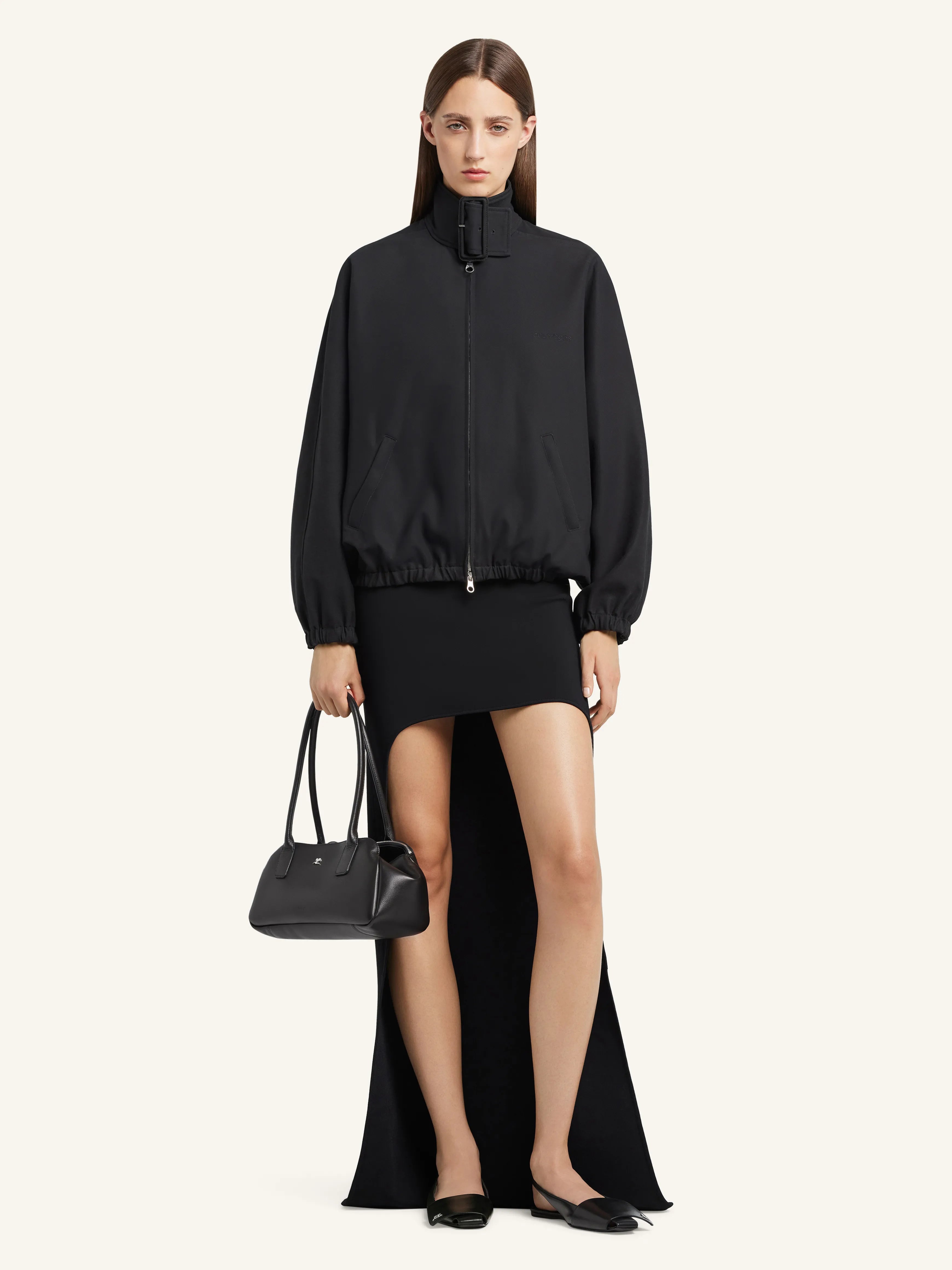 Asymetrical Knit Skirt