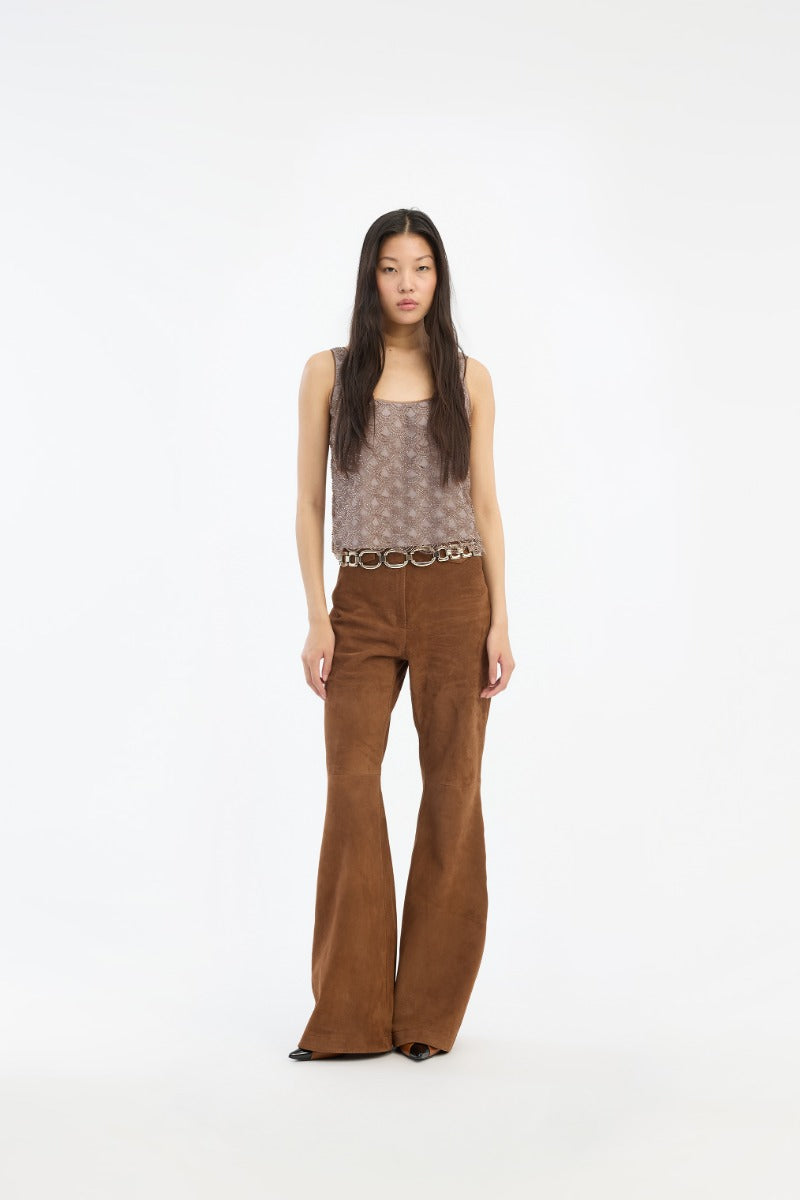 Scallop Sequin Top
