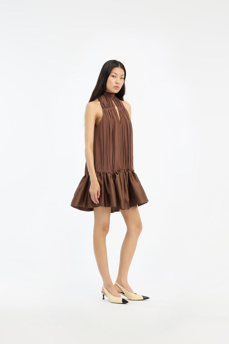 Gathered Mini Dress