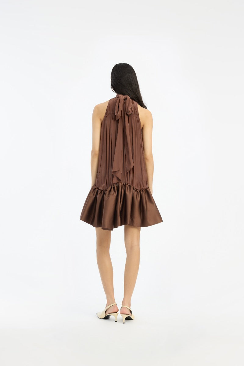 Gathered Mini Dress