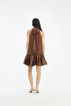 Gathered Mini Dress