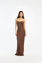 Satin Maxi Slip Dress