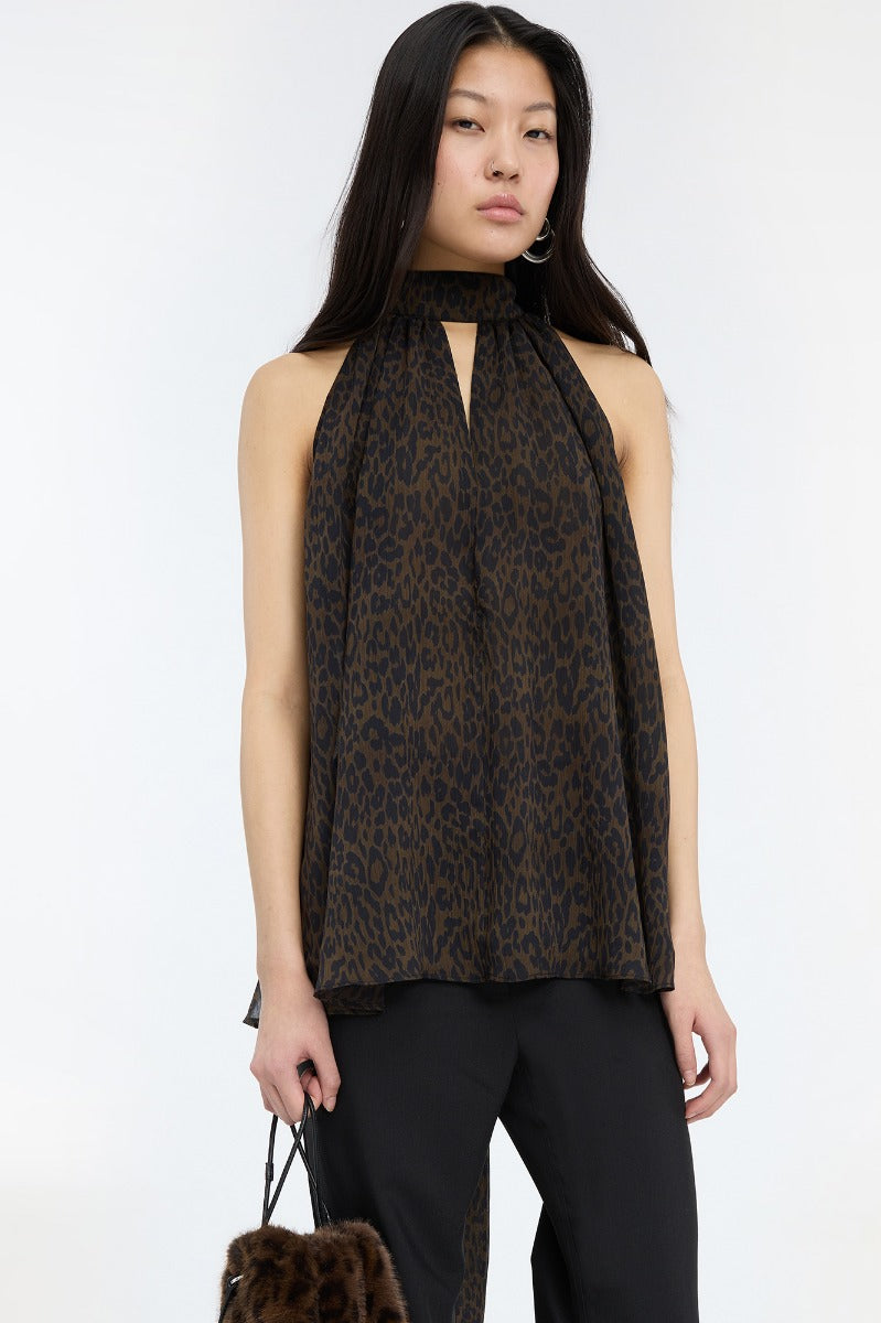 Halterneck Bow Top