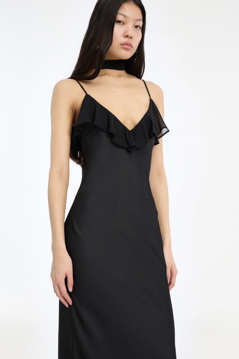 V-Neck Slip Dress