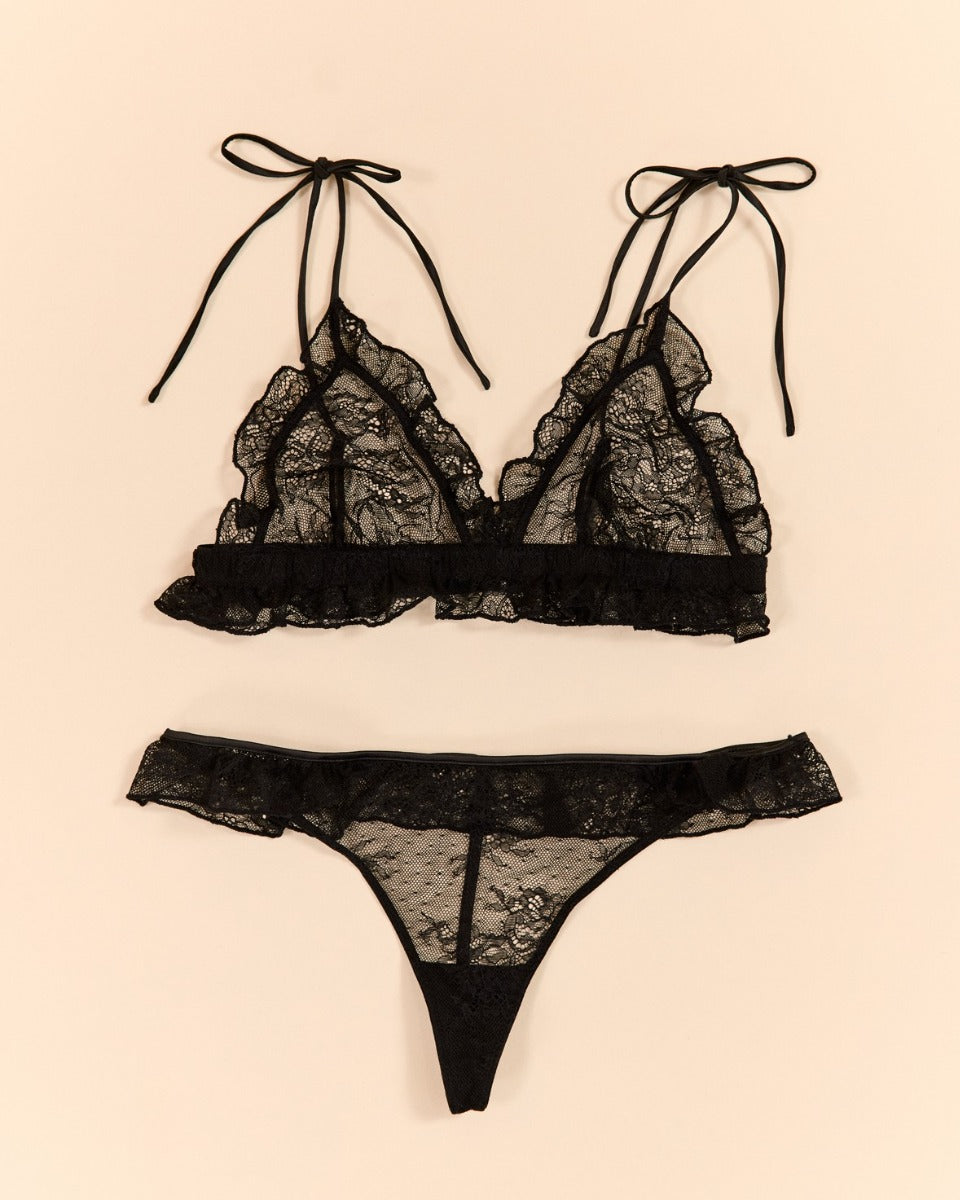 Unpadded Triangle Bralette