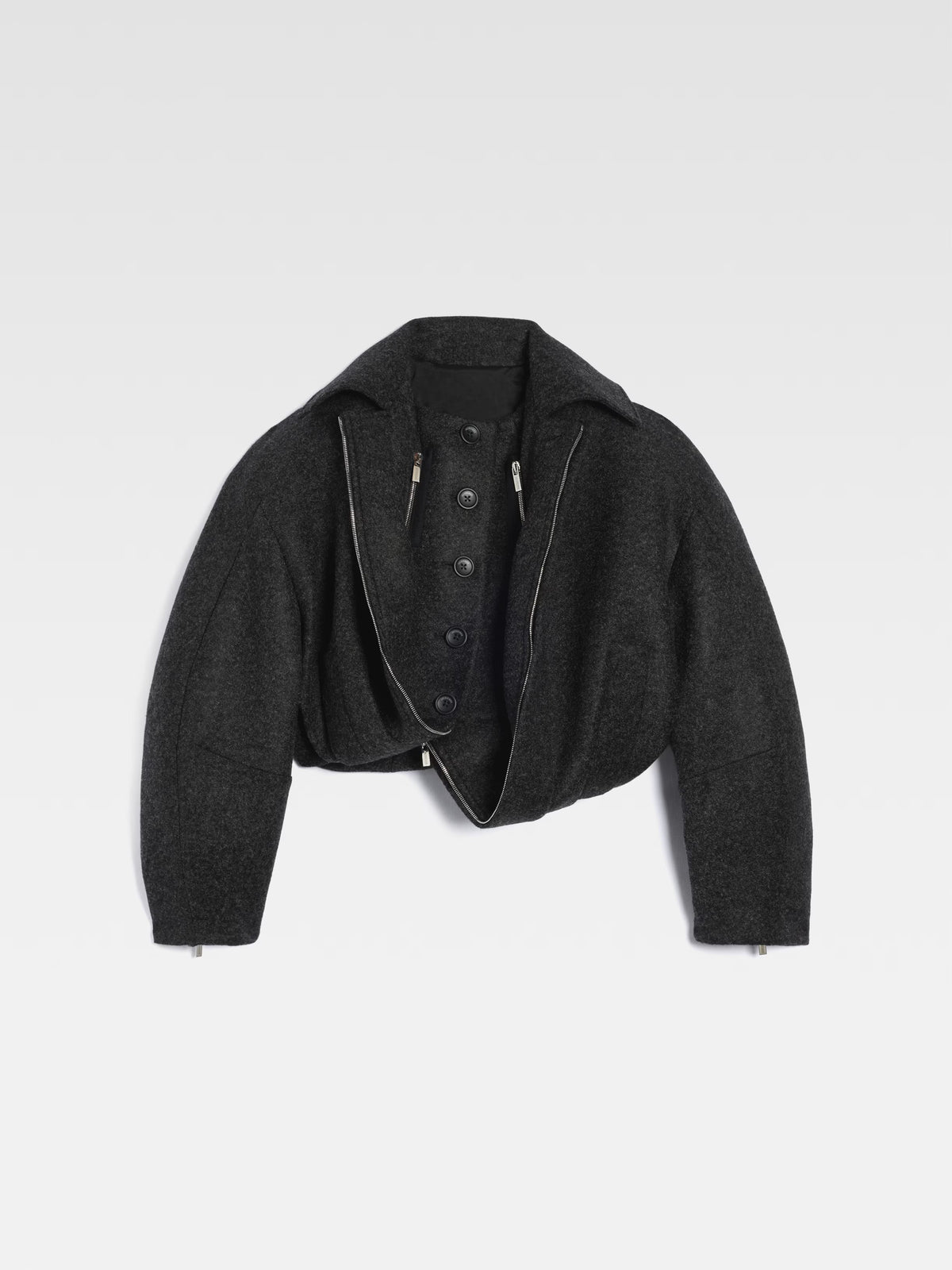 Le Manteau Feltro - Dark Grey