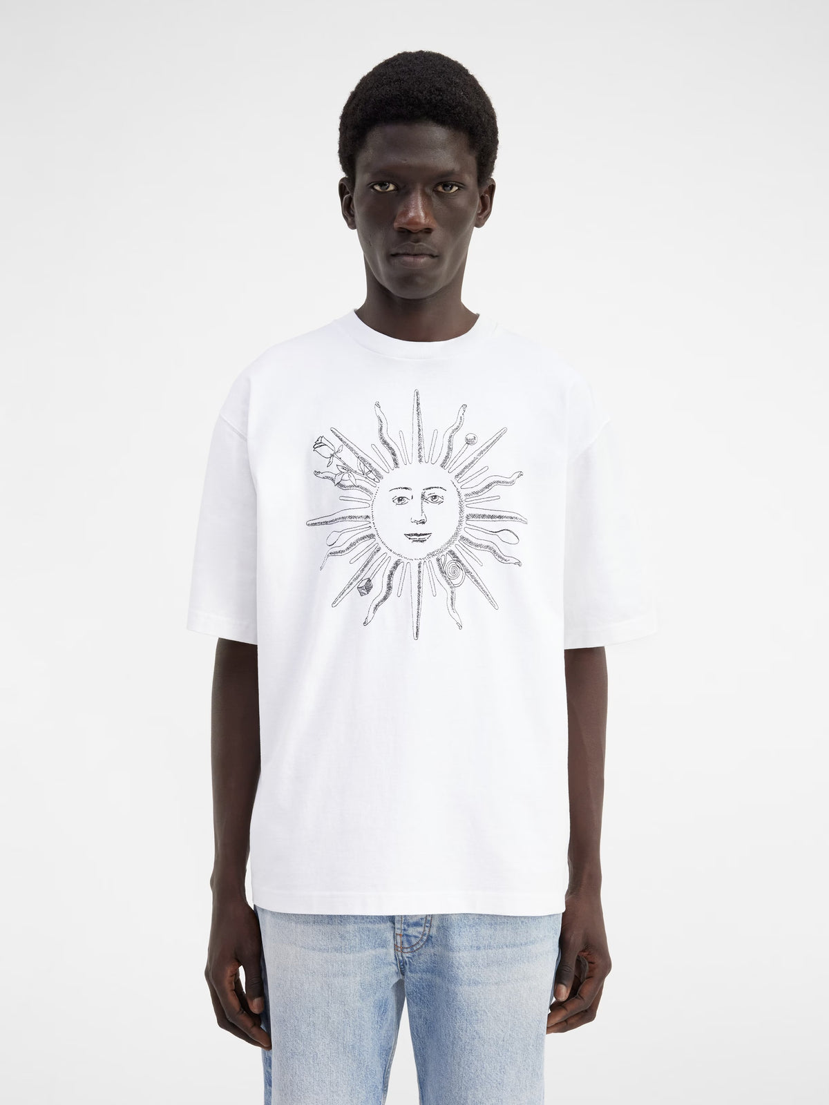 Le Tshirt Soleil - Royal Sun White