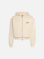 Le Hoodie Zip Gros Grain