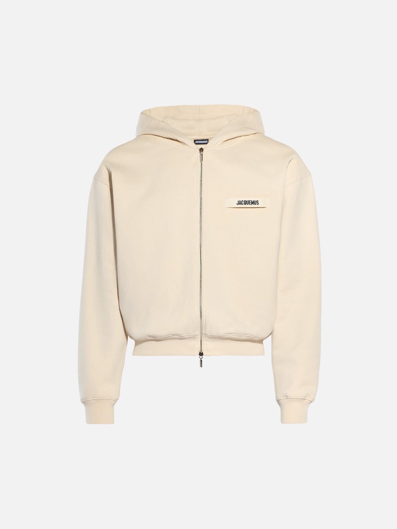 LE HOODIE ZIP GROS GRAIN