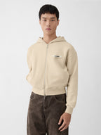 Le Hoodie Zip Gros Grain