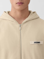 Le Hoodie Zip Gros Grain