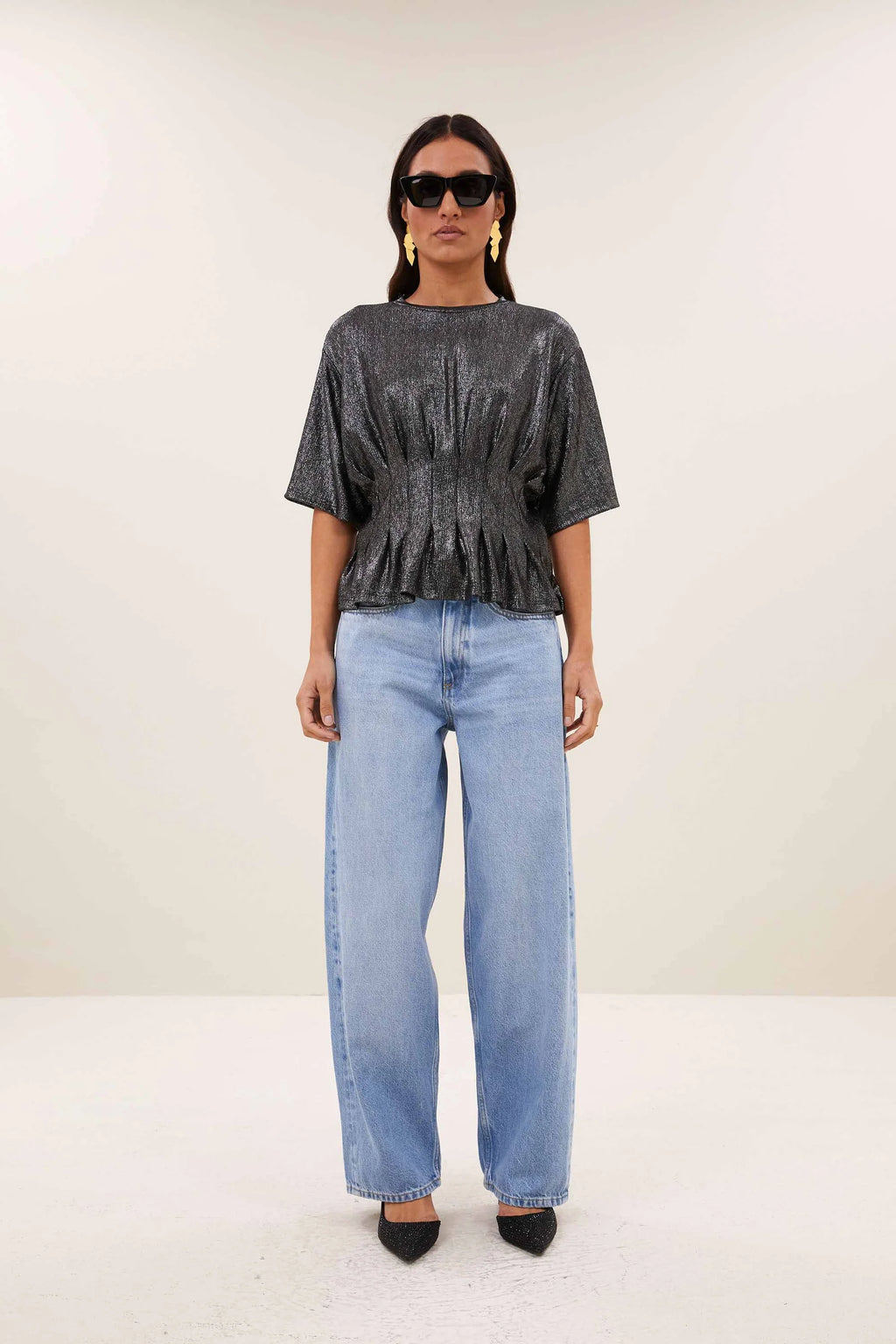 Diva Metallic Top
