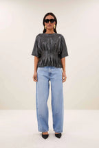 Diva Metallic Top