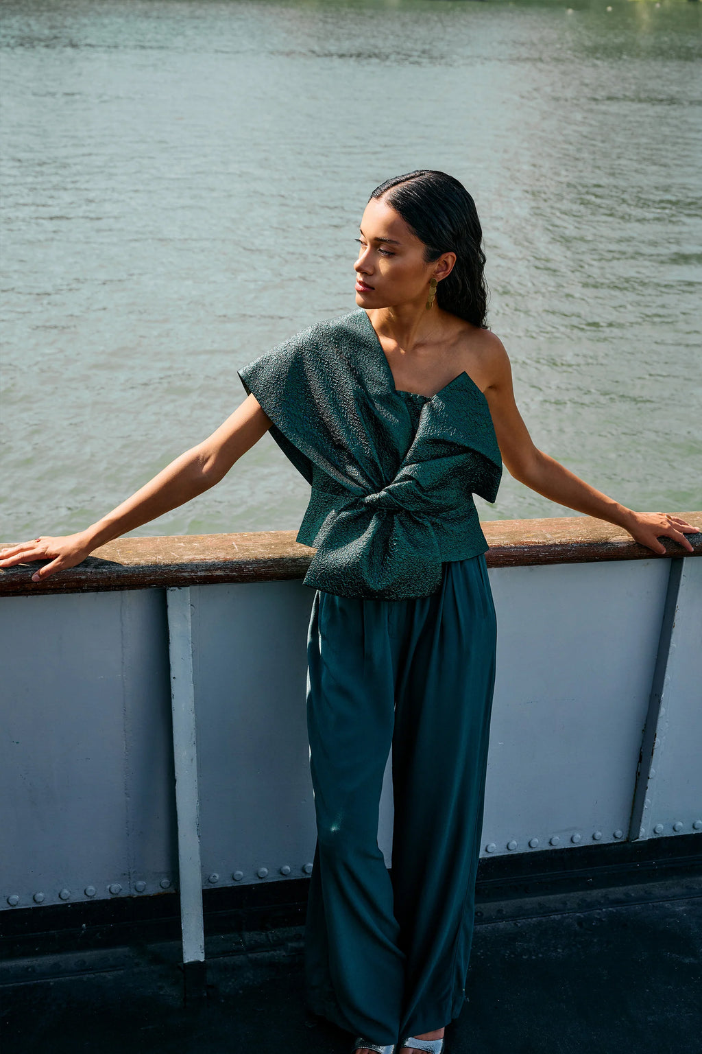 Jula Metallic Top