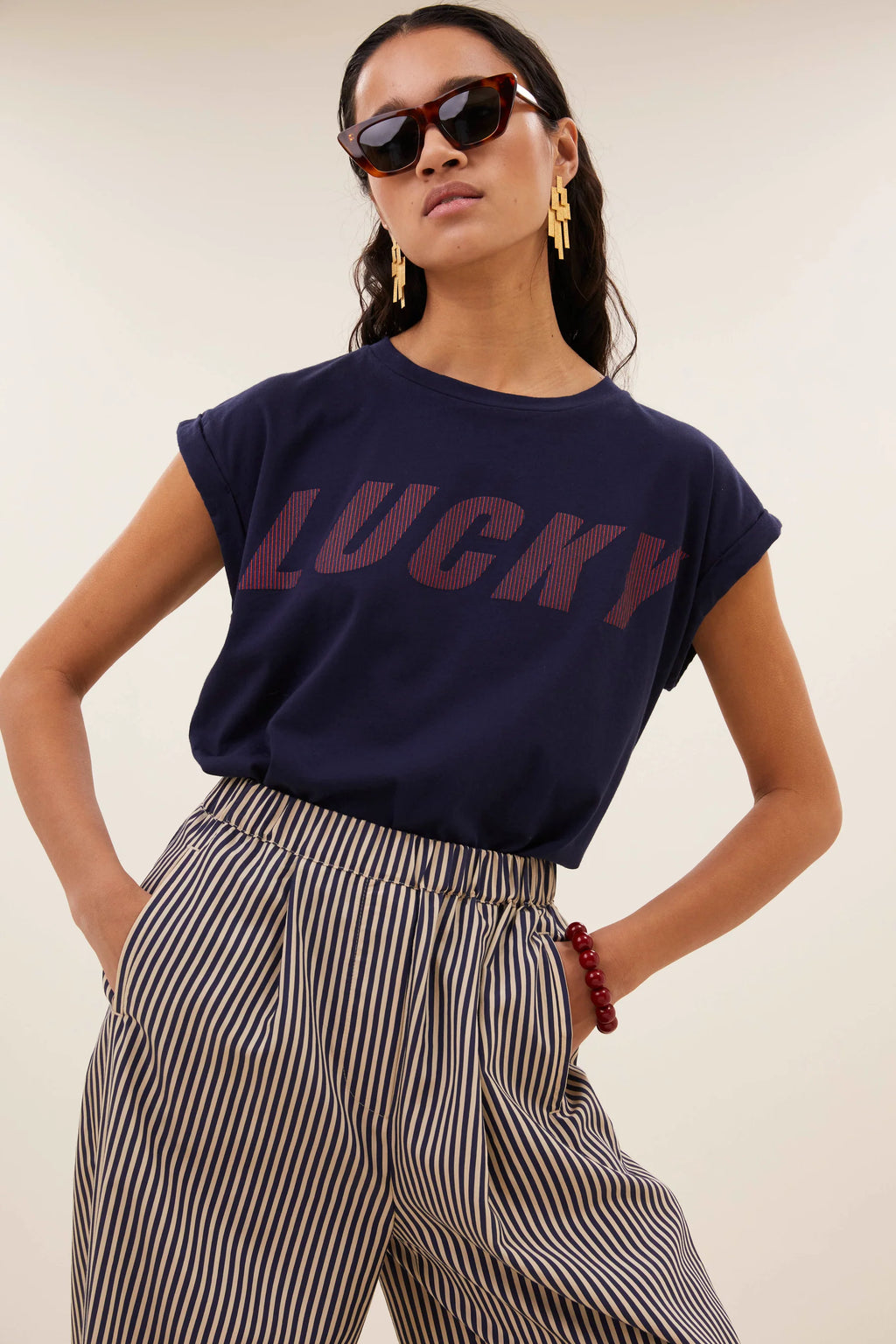 Tobi Striped Speed Top