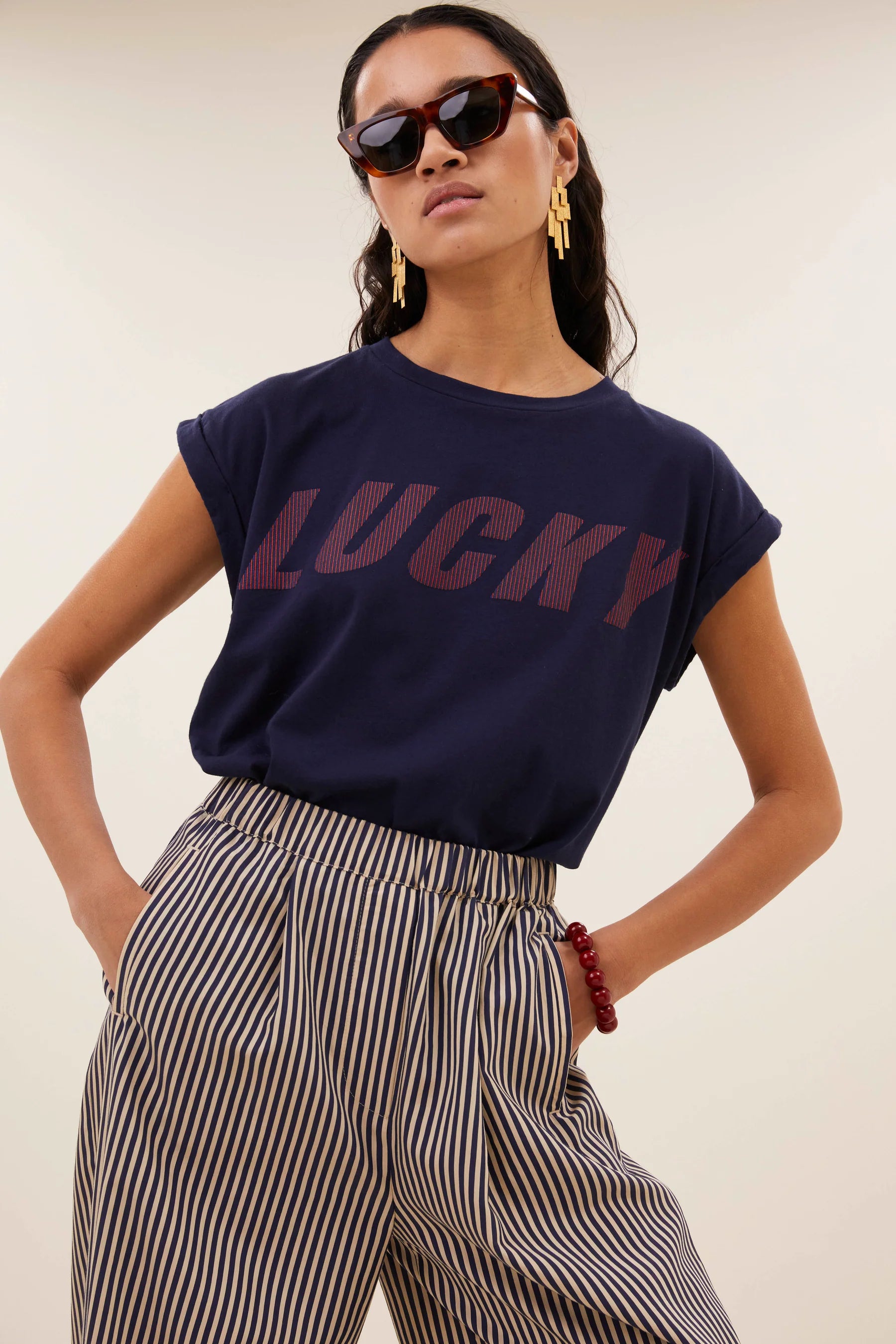 Tobi Striped Speed Top