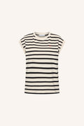 Tobi Stripe Logo Top