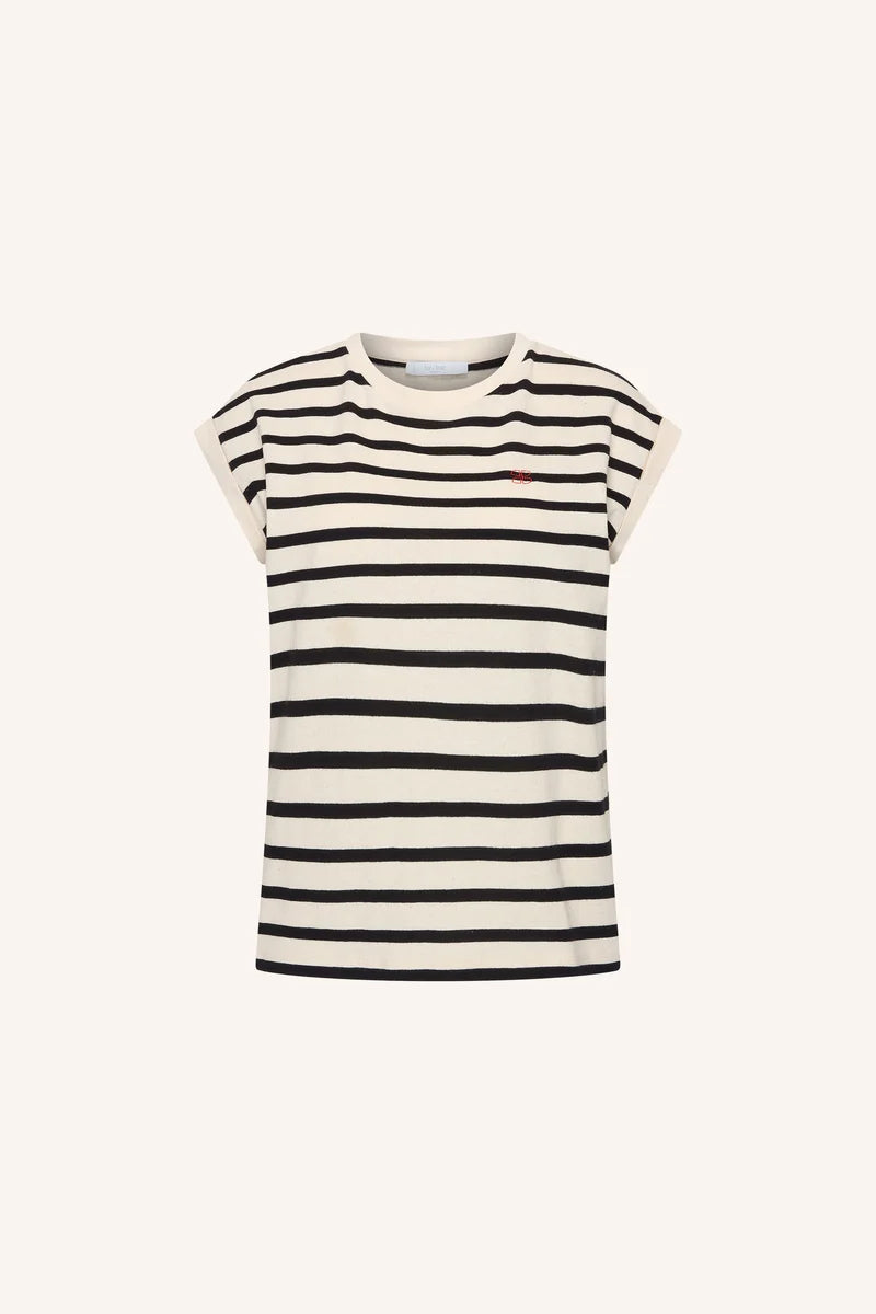 Tobi Stripe Logo Top
