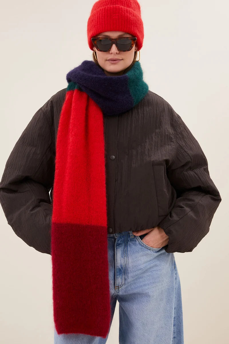 Leah Striped Scarf