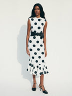 La Robe Palmier Pois