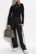Ribbed Turtleneck Top