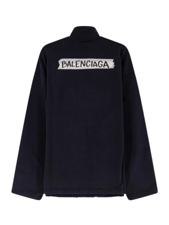 High Neck Zip Sweat
