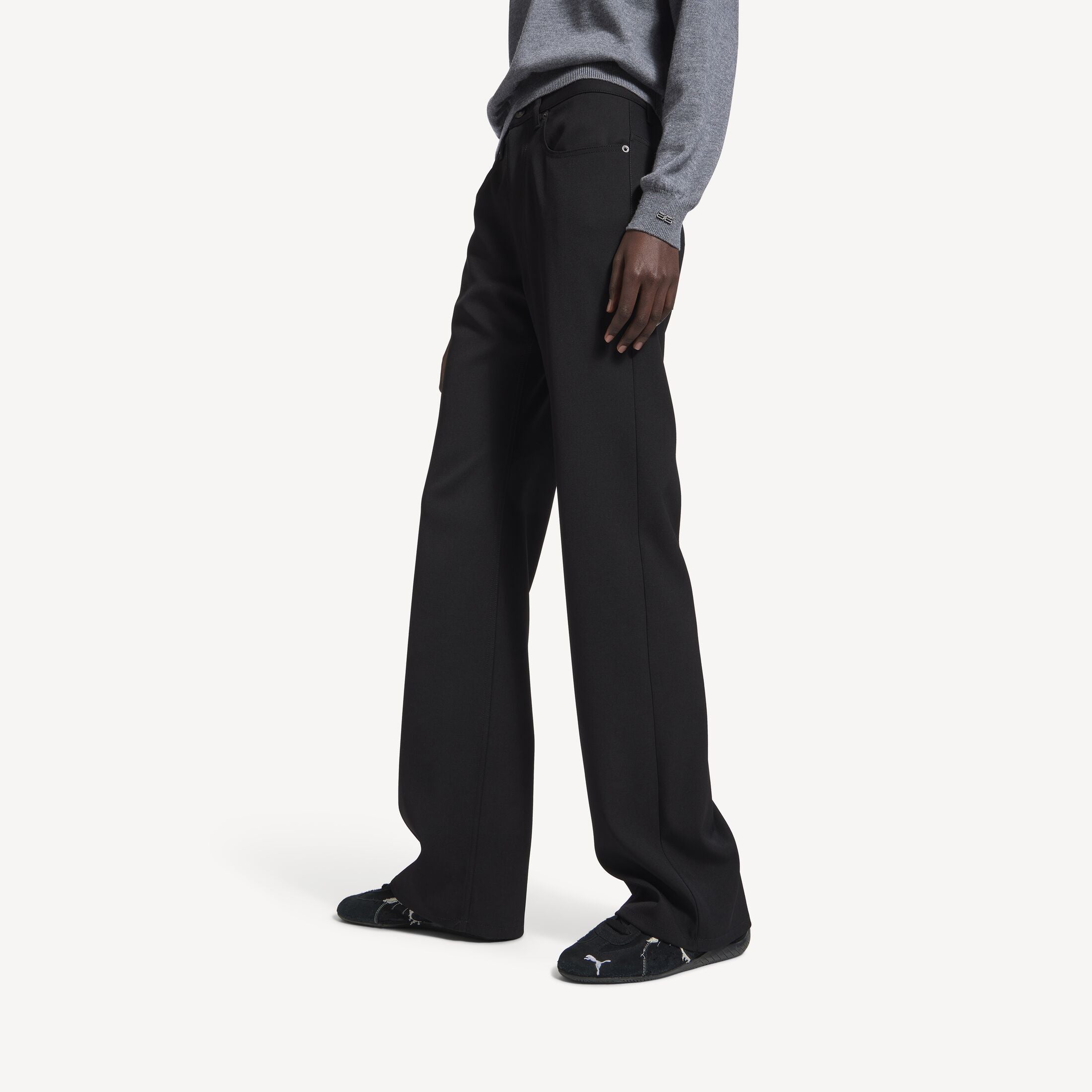 Straight Fit Tailored Pants
