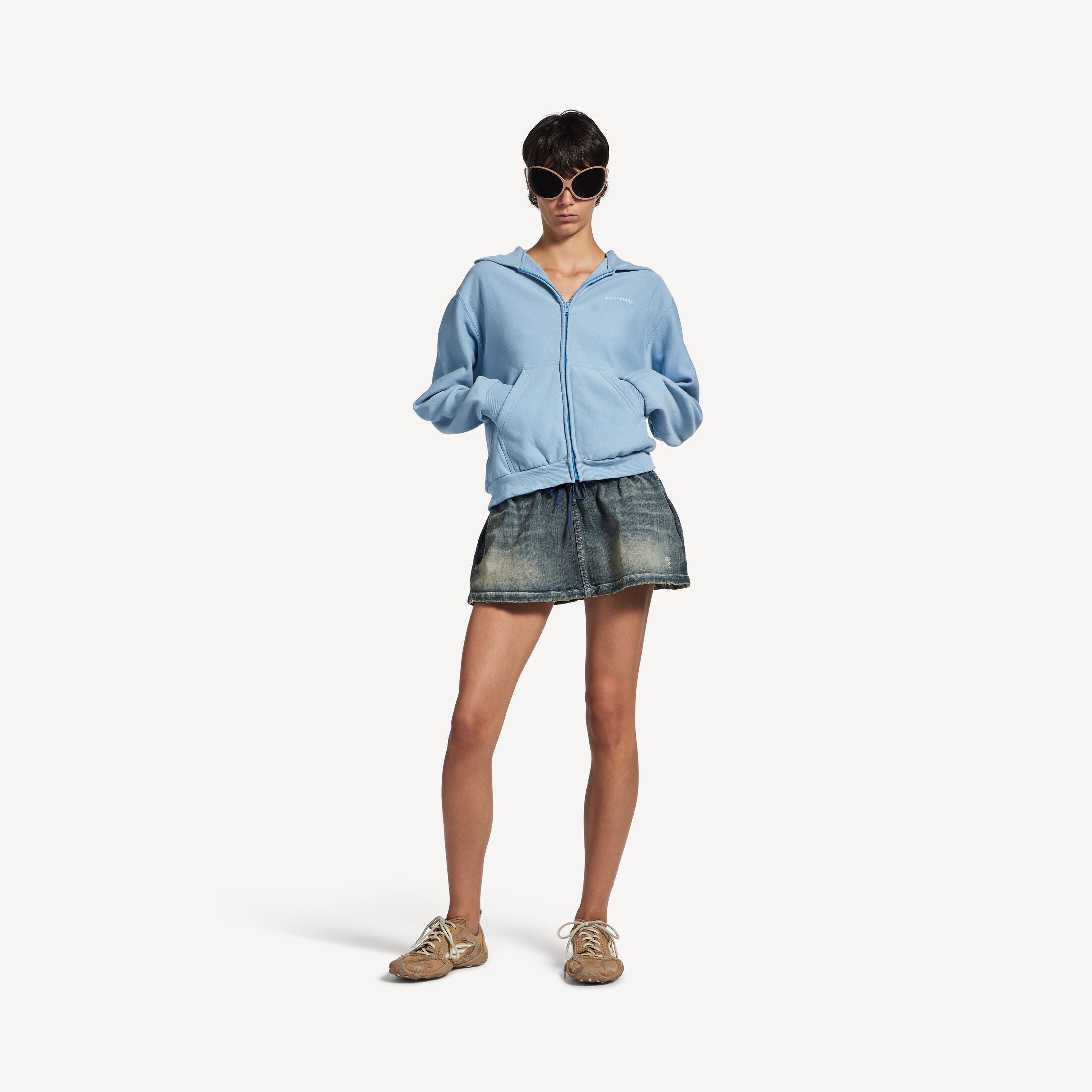 Back Zip-up Hoodie Regular Fit