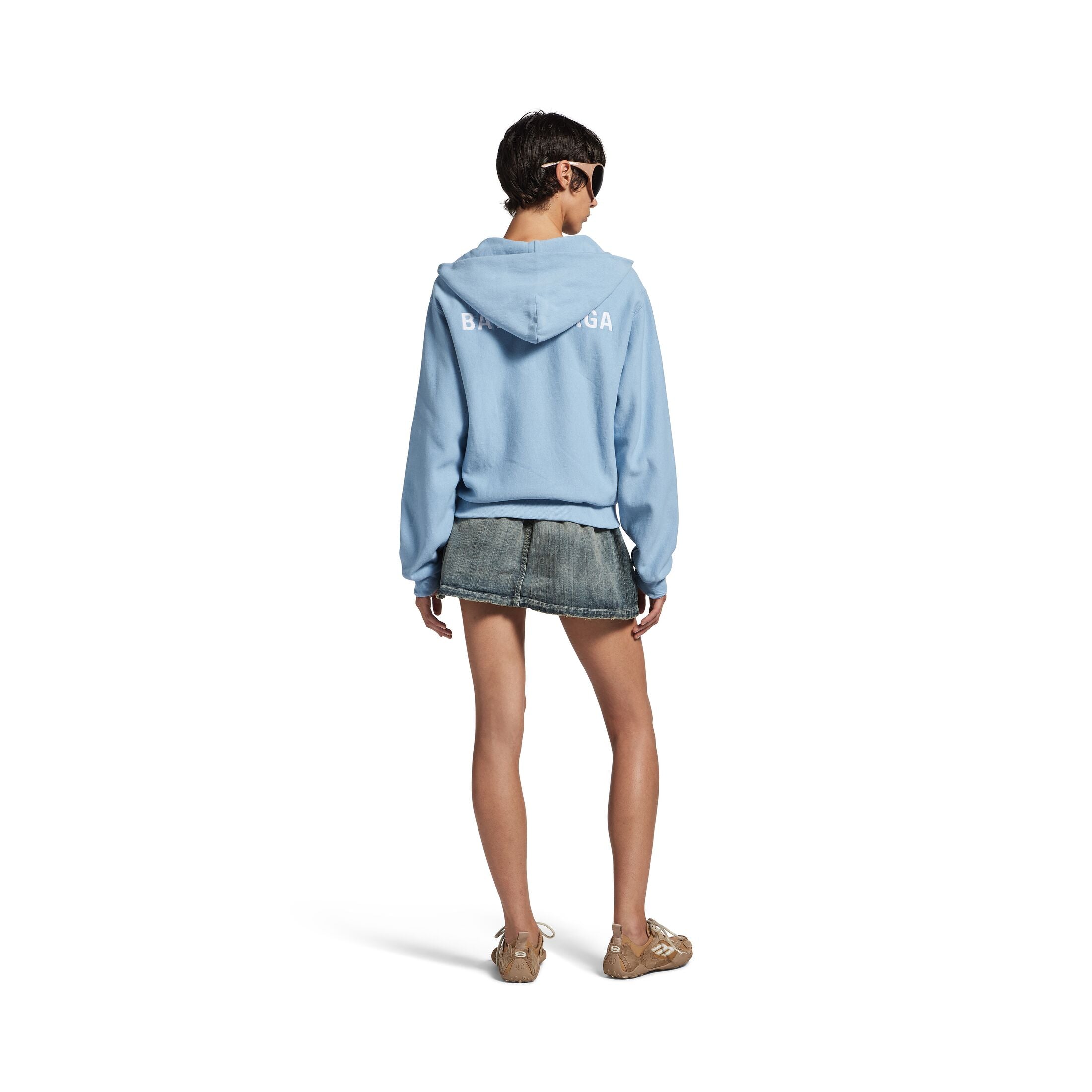 Back Zip-up Hoodie Regular Fit