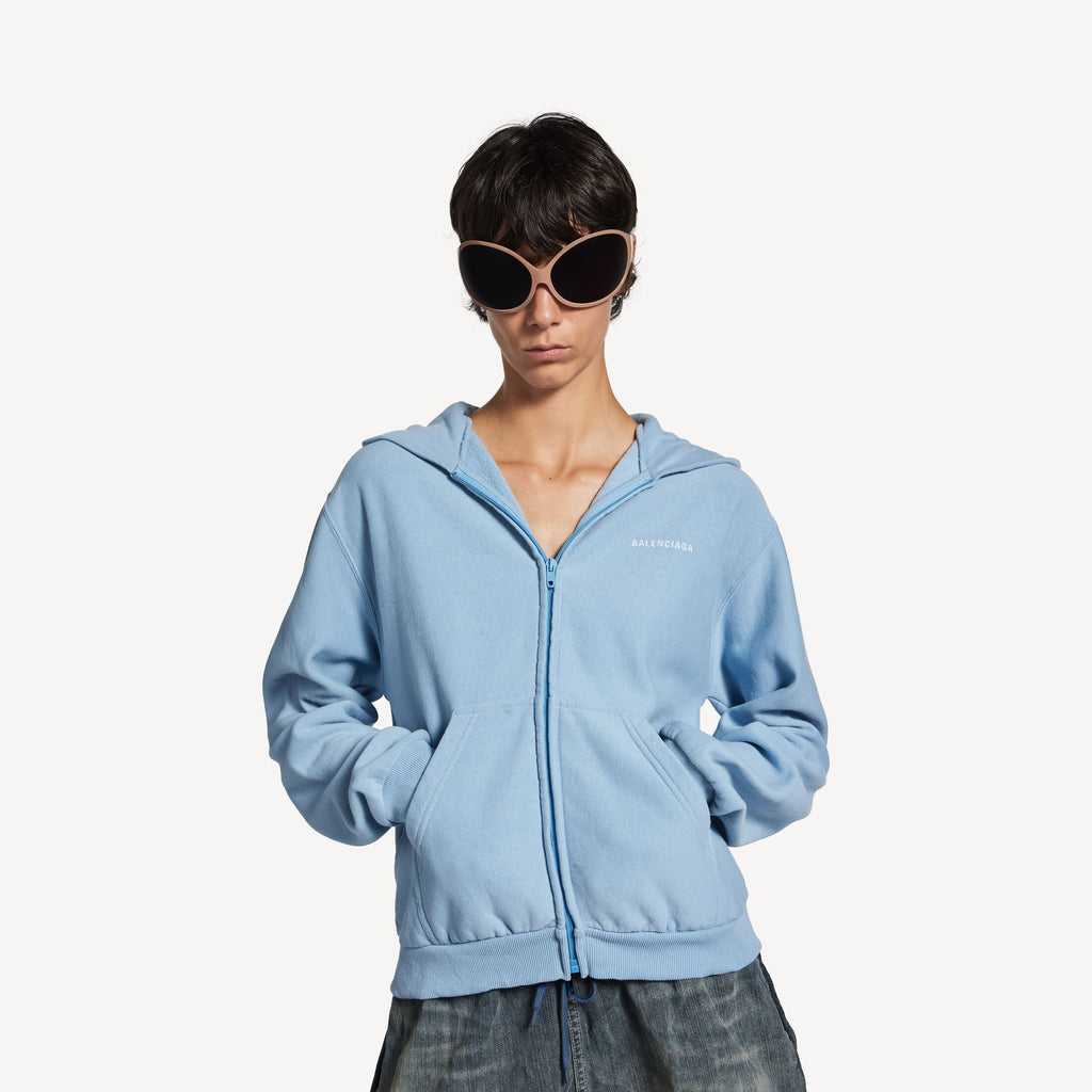 Back Zip-up Hoodie Regular Fit