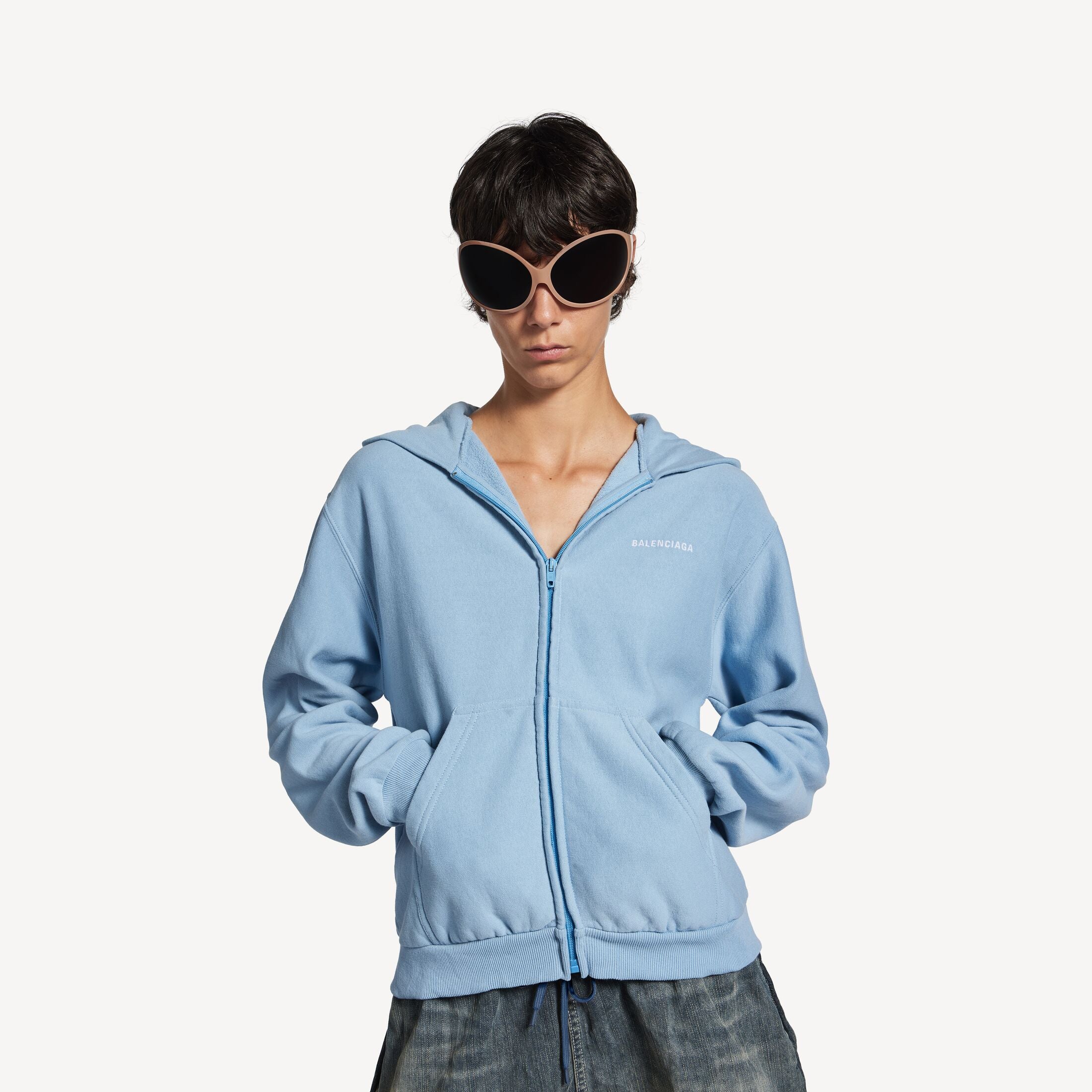 Back Zip-up Hoodie Regular Fit
