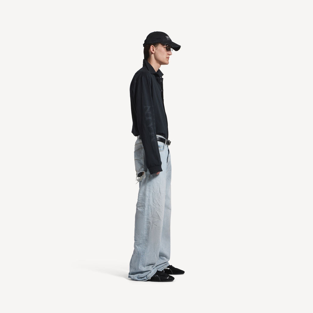 Distressed Relaxed Fit Pants