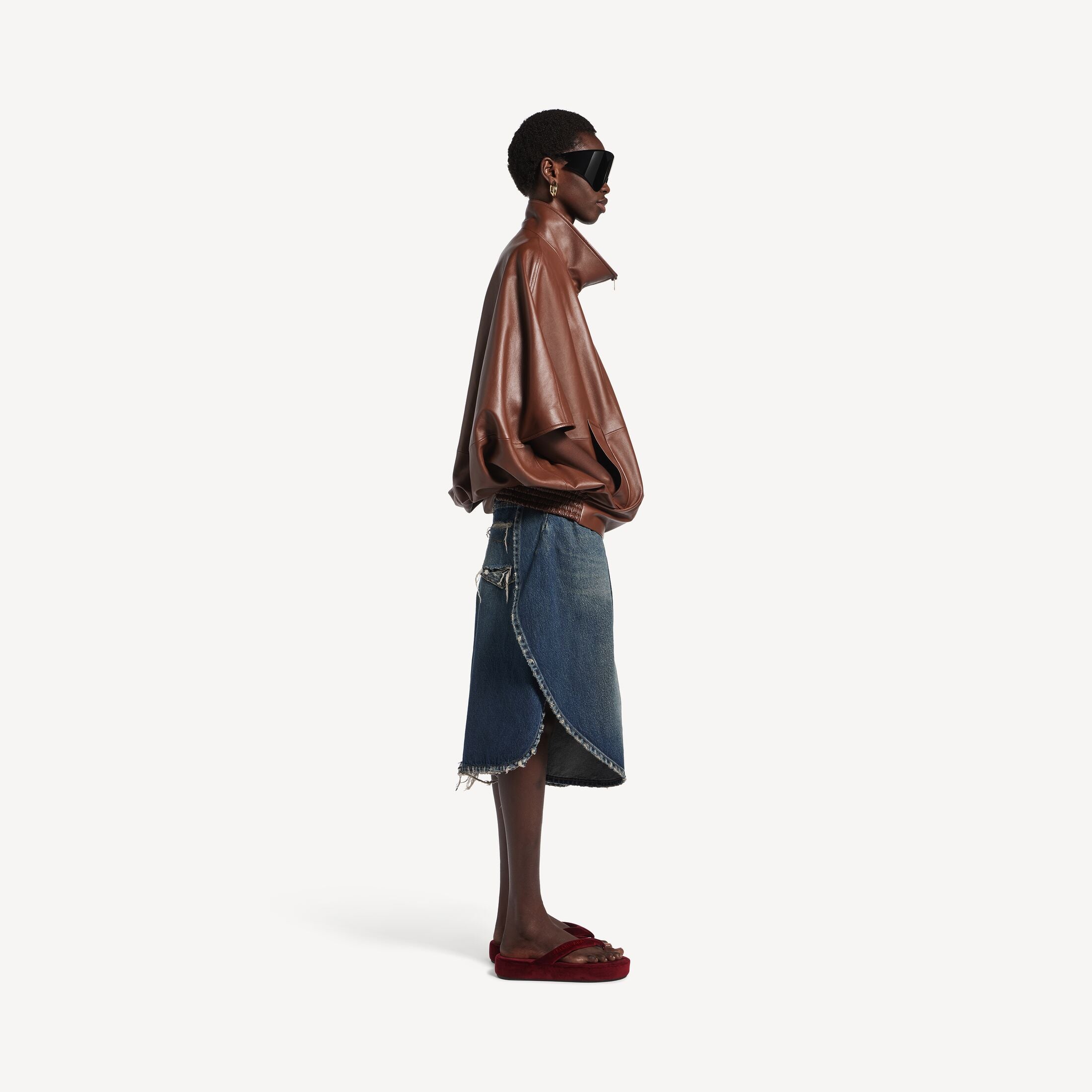 Denim Tulipe Bermuda