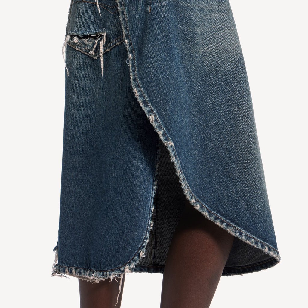 Denim Tulipe Bermuda