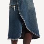 Denim Tulipe Bermuda