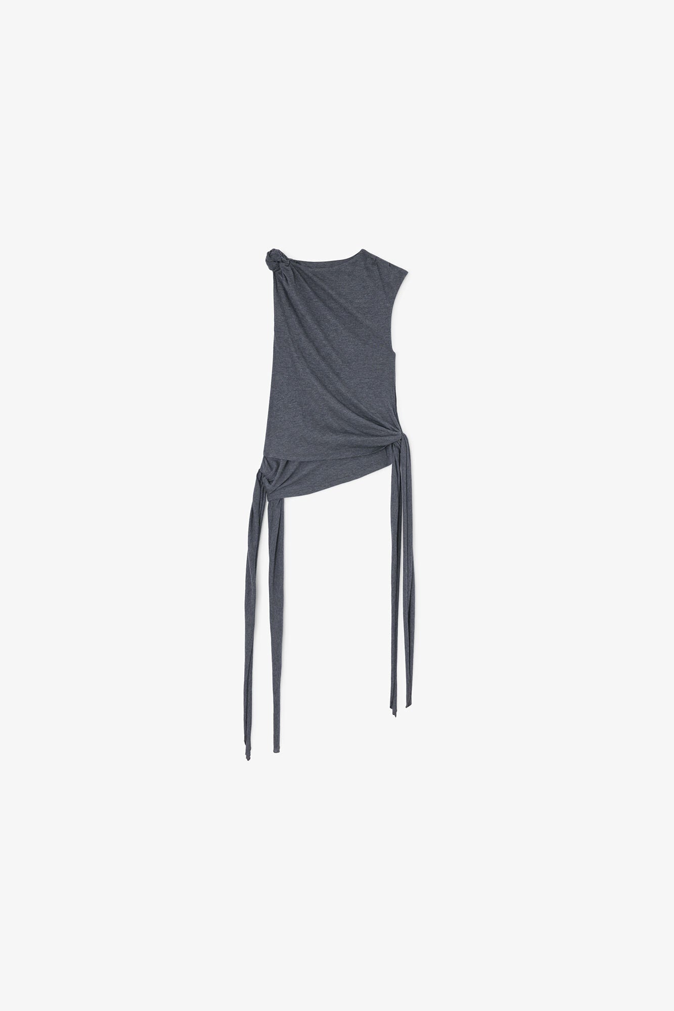 Modal Jersey Draped Knot Detailing Top