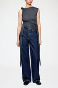 Modal Jersey Draped Knot Detailing Top