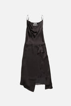Shiny Satin Slip Dress