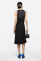 Dalessa Shiny Vis Satin (Black)