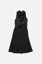 Dalessa Shiny Vis Satin (Black)