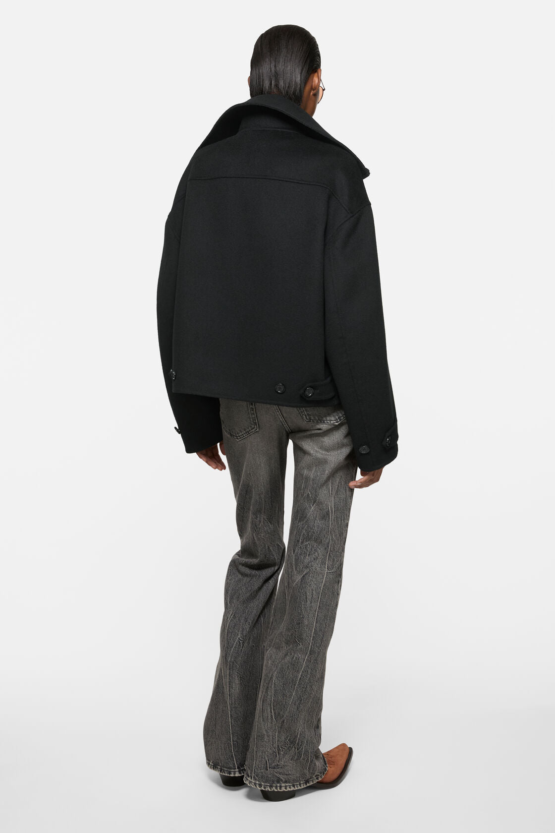Olemmy Wool Cash Double (Black)