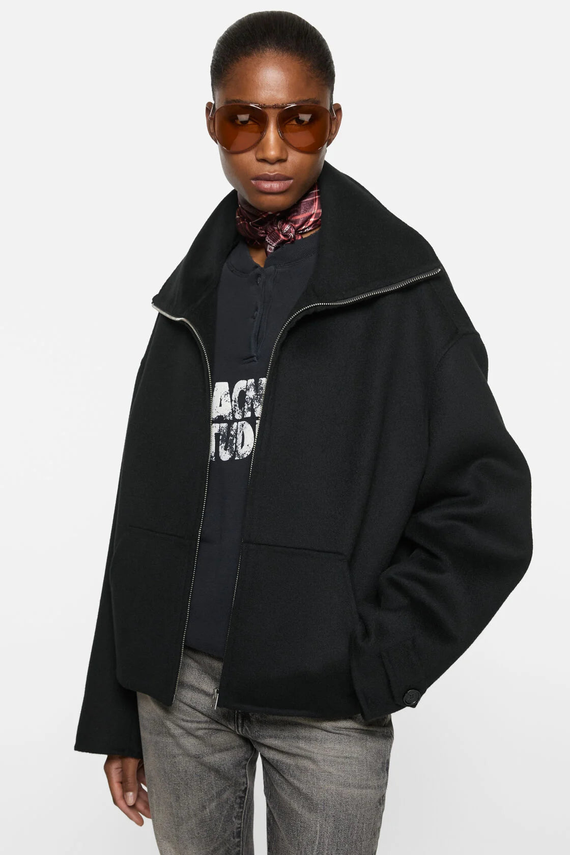 Olemmy Wool Cash Double (Black)
